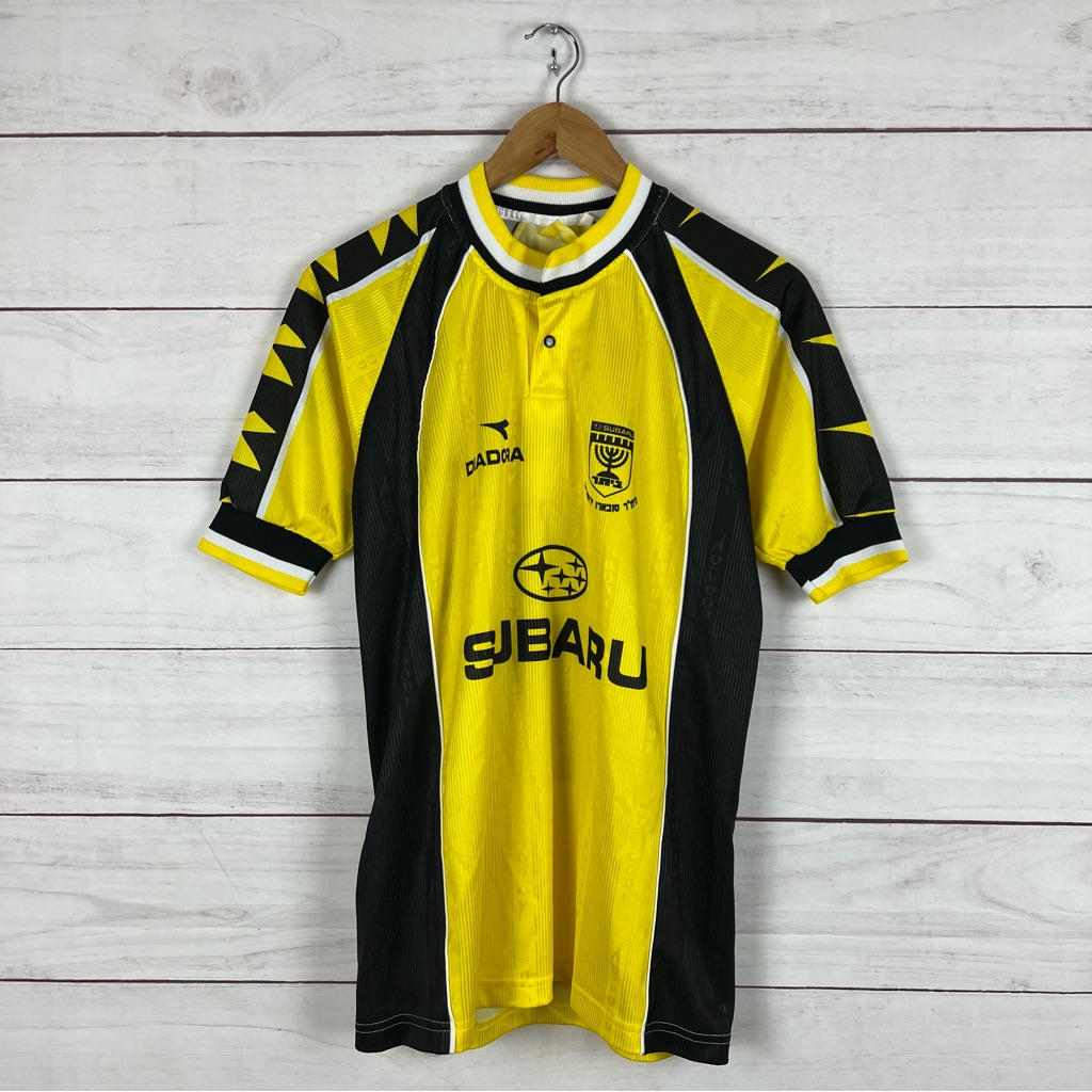 Vintage Beitar Jerusalem X Diadora Rosso Soccer Jersey Small